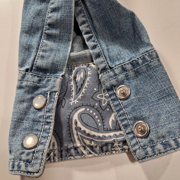 Harley Davidson denim long sleeve shirt - Picture 5 of 10